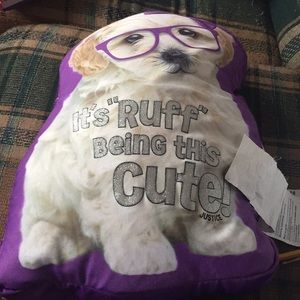 Puppy pillow from Justice
